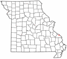 Location of Menfro, Missouri