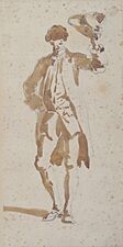 Man Shading His Face with a Tricorne MET 1975.131.42