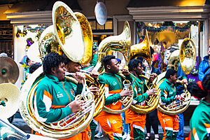 Mardi Gras 2023 - On the streets of the French Quarter, New Orleans, 10 February 2023 - 10