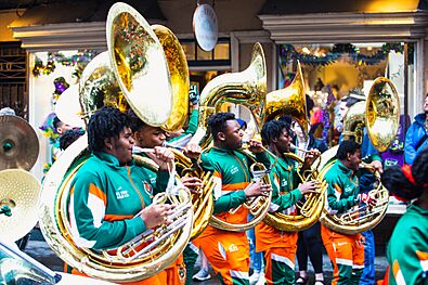 Mardi Gras 2023 - On the streets of the French Quarter, New Orleans, 10 February 2023 - 10