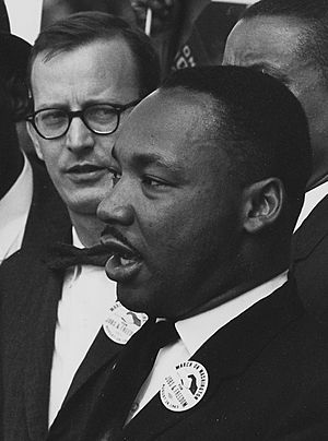 Martin Luther King Jr and Matthew Ahmann