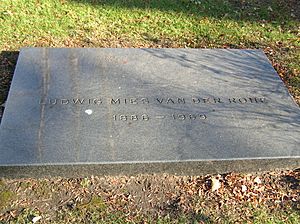 Mies van der Rohe headstone