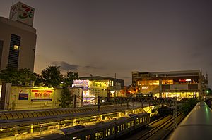 Oimachi Station in Twilight