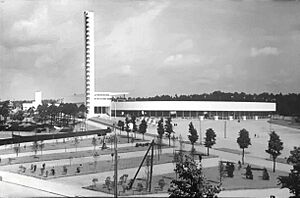 Olympic stadium of Helsinki in 1930's
