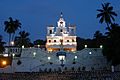 Panaji, Goa, India, Our Lady of the Immaculate Conception Church at night