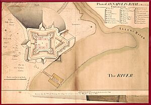 Plan of Annapolis Royal in Nova Scotia. LOC 2017585991