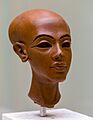 Portrait head of one of the daughters of Akhenaton and Nefertiti from a composite statue 09