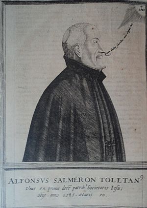 Portrait of Alfonso Salmerón, XVI century