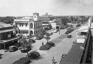 Queensland State Archives 208 Sydney Street Mackay showing the Former Mackay Town Hall c 1936