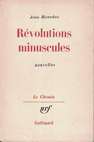 Révolutions minuscules (Couverture), Gallimard 1971