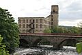 Radcliffe Mill, Thornhill Lees and River Calder - geograph.org.uk - 440217