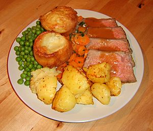 Roastbeef with yorkshire puddings