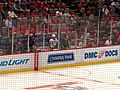 Rob Scuderi in Penalty Box, Detroit Red Wings vs. Pittsburgh Penguins, Joe Louis Arena (21515178210)