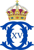 Royal Monogram of King Charles XV of Sweden.svg
