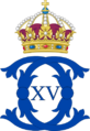 Royal Monogram of King Charles XV of Sweden