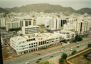 Ruwi quarter in Mascat, Oman