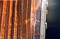 STS-116 solar panel jam