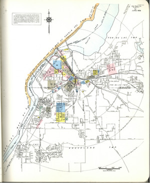 Sanborn Fire Insurance Map from East Peoria, Tazewell County, Illinois. LOC sanborn01837 001-1
