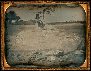 Seth Eastman on Dighton Rock