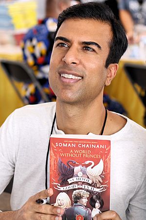 Chainani at the 2018 Texas Book Festival