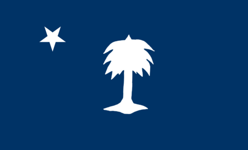 South Carolina Palmetto Flag (1830-1860)