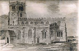 St Mary's Church Sandbach c.1800