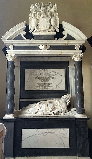 St Mary Magdalene, Croome, Worcs - Memorial to 2nd Baron Coventry (1606–1661)