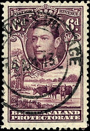 Stamp Bechuanaland Protectorate 1938 6p