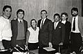State Representative Kevin Fitzgerald, Councilor Brian McLaughlin, Evelyn Randall, Mayor Raymond L. Flynn, Councilor Bruce Bolling, Councilor Maura Hennigan, Councilor David Scondras (9501944121)