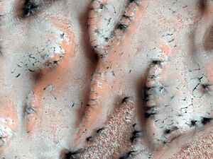 Sublimation Of Ice In Martian Spring