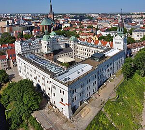 Szczecin Zamek Ksiazat Pomorskich (od pln-wsch)