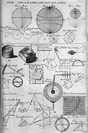 Table of Geography and Hydrography, Cyclopaedia, Volume 1