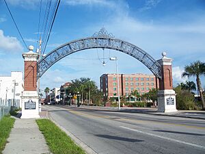 Gateway to Ybor City on 7th. Ave near the Nick Nuccio Parkway