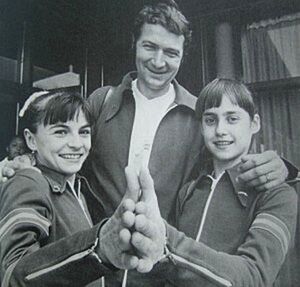 Teodora Ungureanu, Béla Károlyi, Nadia Comăneci