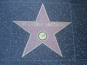 The Everly Brothers Hollywood Star