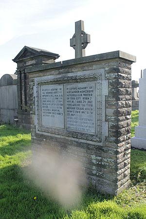 The grave of George Arthur Mitchell, Glasgow Necropolis