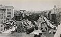 Trams in Governors Square, 1930