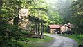 Two cabins at Kooser State Park