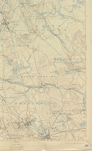 USGS Lawrence, MA-NH 15 minute Quadrangle SE (1893).jpg