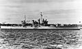 USS Phoenix (CL-46) at anchor, circa in 1939 (NH 68326)