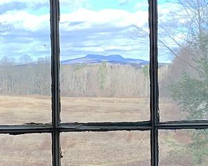 View of Mount Greylock from Melville's writing desk