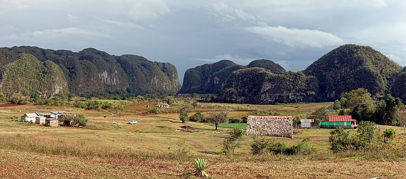 Vinales vue mogotes