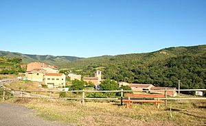 Skyline of Ledesma de la Cogolla