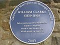 William Clarke Blue Plaque