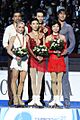 World Championships 2010 – Pairs podium