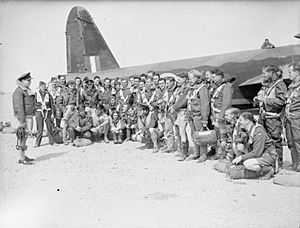 108 Squadron Wellington crews Egypt WWII IWM CM 2380