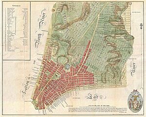1801 Mangin-Goerck Plan or Map of New York City