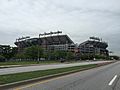 2016-05-11 08 00 03 View of M&T Bank Stadium from southbound Maryland State Route 295 (Russell Street) in downtown Baltimore City, Maryland
