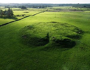 Aerial image of Rathcroghan Mound 01