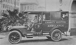Ambulance, Charity Hospital, New Orleans, Louisiana (1912)